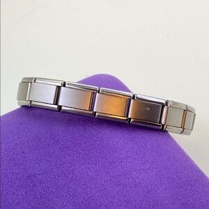 💛 Y2K Stainless Steel D’Linq Charm Bracelet